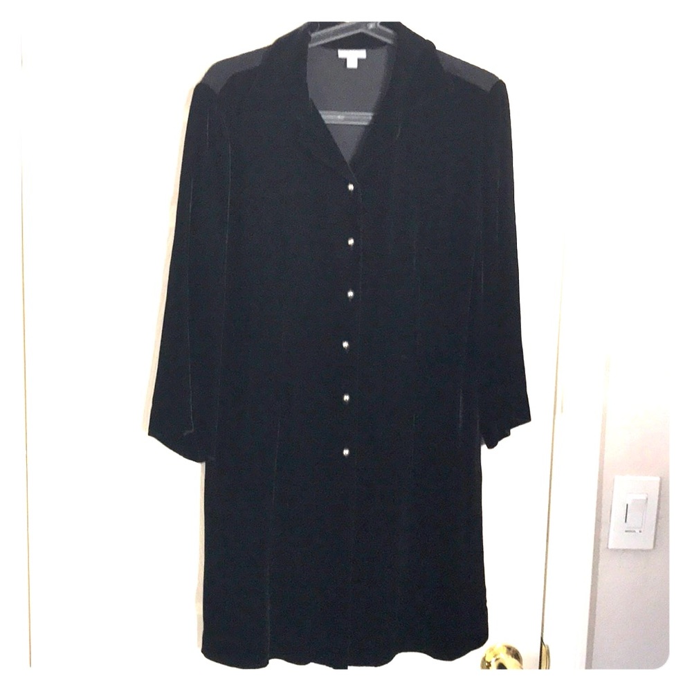 J Jill velour jacket NWOT